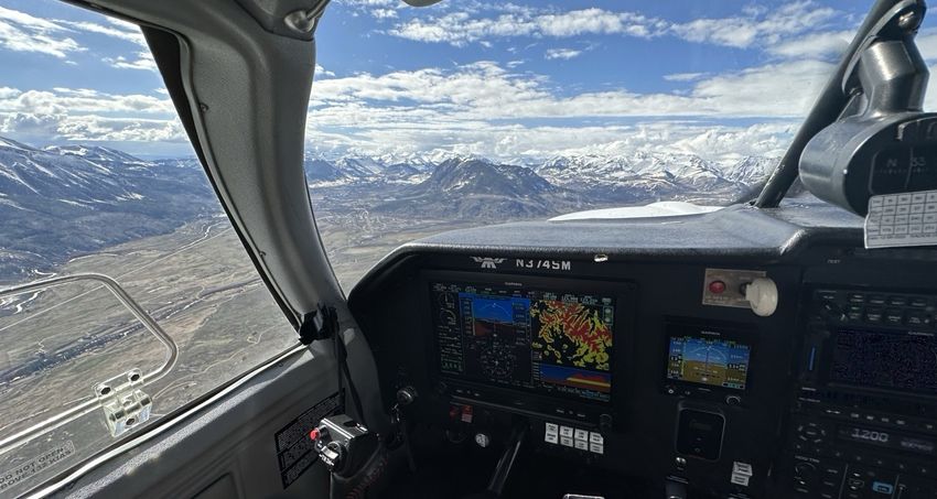 Over the Rockies, CO