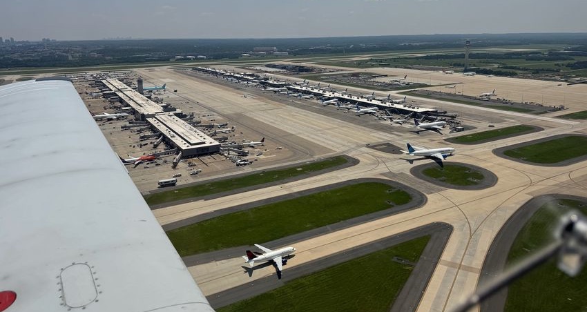 Departing Washington Dulles (IAD)
