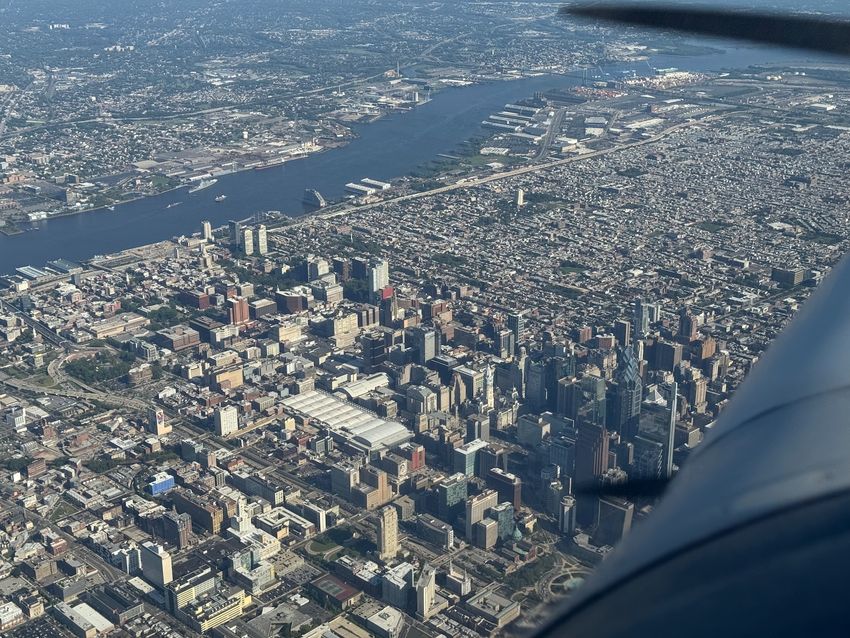 Landing in Philadelphia, PA