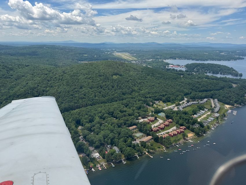 Landing in Laconia, NH