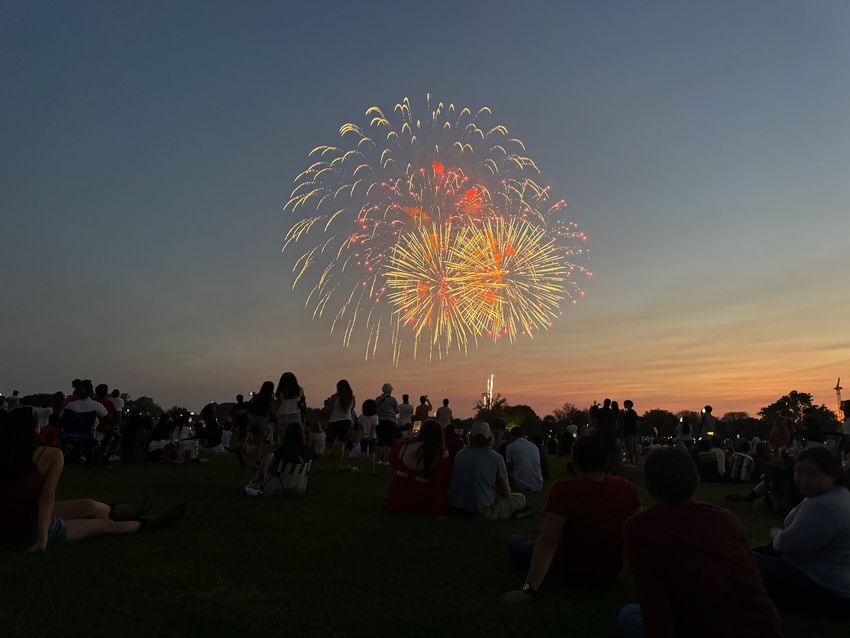 4th of July Fireworks on the National Mall, Washington, DC
