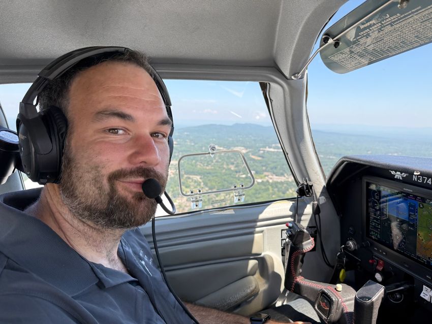 Departing Greenvile, SC